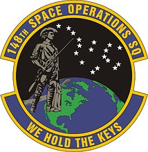 U.S. Air Force 148th Space Operations Squadron, эмблема - векторное изображение