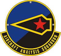 Vector clipart: U.S. Air Force Aircraft Analysis Squadron, emblem