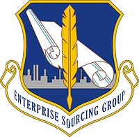 Векторный клипарт: U.S. Air Force Enterprise Sourcing Group, эмблема