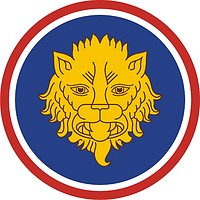 U.S. Army 106th Infantry Division, эмблема (знак различия) - векторное изображение