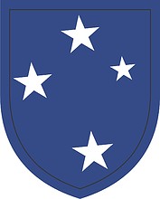 Векторный клипарт: U.S. Army 23rd Infantry Division, нарукавный знак