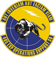 Vector clipart: U.S. Air Force 405th Expeditionary Operations Support Squadron, emblem