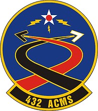 Vector clipart: U.S. Air Force 432nd Aircraft Communications Maintenance Squadron, emblem