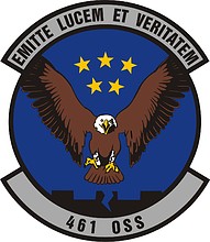 U.S. Air Force 461st Operations Support Squadron, эмблема - векторное изображение