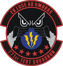 U.S. Air Force 771st Test Squadron, emblem