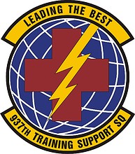 Векторный клипарт: U.S. Air Force 937th Training Support Squadron, эмблема