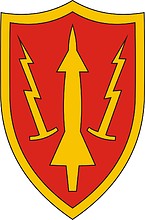 U.S. Army Air Defense Command, shoulder sleeve insignia - vector image