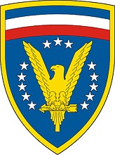 Векторный клипарт: U.S. Army European Command, нарукавный знак