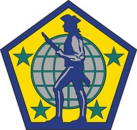 U.S. Army Human Resources Command, нарукавный знак - векторное изображение