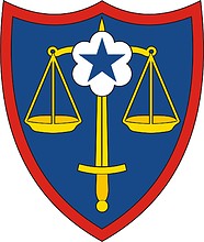 U.S. Army Trial Defense Service, нарукавный знак - векторное изображение