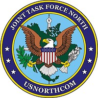 US Joint Task Force North, seal - vector image
