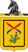 Vector clipart: U.S. Army 11th Armored Cavalry Regiment, coat of arms