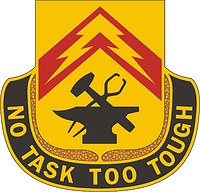 U.S. Army 215th Support Battalion, эмблема (знак различия) - векторное изображение