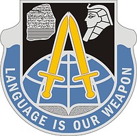 Векторный клипарт: U.S. Army 376th Military Intelligence Battalion, эмблема (знак различия)