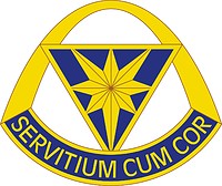 Векторный клипарт: U.S. Army 620th Support Battalion, эмблема (знак различия)