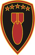 U.S. Army 71st Ordnance Group, combat service identification badge - vector image