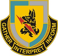 Vector clipart: U.S. Army 134th Military Intelligence Battalion, distinctive unit insignia