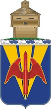 Vector clipart: U.S. Army 202nd Air Defense Artillery Regiment, coat of arms