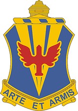 U.S. Army 202nd Air Defense Artillery Regiment, эмблема (знак различия) - векторное изображение