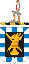 Vector clipart: U.S. Army 542nd Military Intelligence Battalion, coat of arms