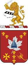 U.S. Army 213th Air Defense Artillery Regiment, coat of arms - vector image