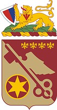 U.S. Army 426th Support Battalion, coat of arms - vector image