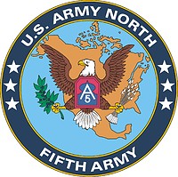 U.S. 5th Army, seal - vector image
