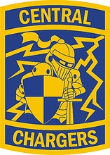 Vector clipart: U.S. Army | Central High School, Victoria, VA, shoulder sleeve insignia