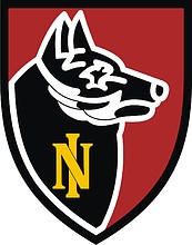 Векторный клипарт: U.S. Army | Northern Illinois University, DeKlab, IL, нарукавный знак