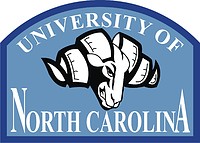 U.S. Army | University of North Carolina, Chapel Hill, NC, нарукавный знак - векторное изображение