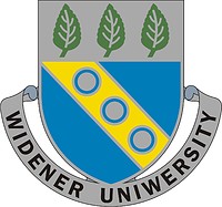 U.S. Army | Widener University, Chester, PA, shoulder loop insignia - vector image