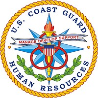 U.S. Coast Guard Human Resources, emblem - vector image