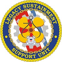 Векторный клипарт: U.S. Coast Guard Legacy Sustainment Support Unit, эмблема