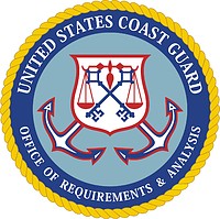 U.S. Coast Guard Office of Requirements & Analysis, эмблема - векторное изображение