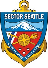 Векторный клипарт: U.S. Coast Guard Sector Seattle, эмблема