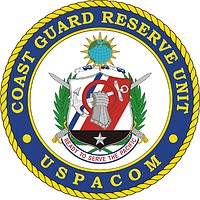 Векторный клипарт: U.S. Coast Guard USPACOM Reserve Unit, эмблема