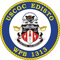 Vector clipart: U.S. Coast Guard USCGC Edisto (WPB 1313), patrol boat crest