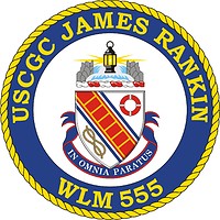 Векторный клипарт: U.S. Coast Guard USCGC James Rankin (WLM 555), coastal buoy tender crest