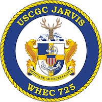 Векторный клипарт: U.S. Coast Guard USCGC Jarvis (WHEC 725), high endurance cutter crest