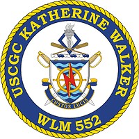 Векторный клипарт: U.S. Coast Guard USCGC Katherine Walker (WLM 552), coastal buoy tender crest