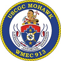 U.S. Coast Guard USCGC Mohawk (WMRC 913), medium endurance cutter crest - vector image