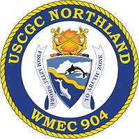 Векторный клипарт: U.S. Coast Guard USCGC Northland (WMEC 904), medium endurance cutter crest