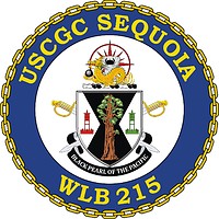 Векторный клипарт: U.S. Coast Guard USCGC Sequoia (WLB 215), seagoing buoy tender crest