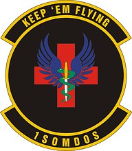 U.S. Air Force 1st Special Operations Medical Operations Squadron, эмблема - векторное изображение