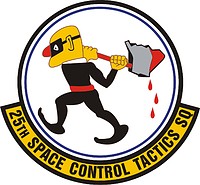 Векторный клипарт: U.S. Air Force 25th Space Control Tactics Squadron, эмблема