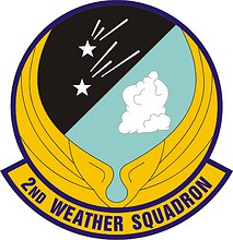 Vector clipart: U.S. Air Force 2nd Weather Squadron, emblem