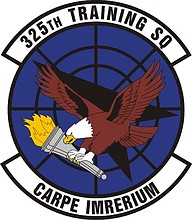 Vector clipart: U.S. Air Force 325th Training Squadron, emblem