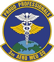 U.S. Air Force 3rd Aerospace Medicine Squadron, emblem - vector image