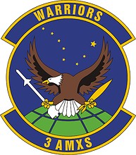 U.S. Air Force 3rd Aircraft Maintenance Squadron, emblem - vector image