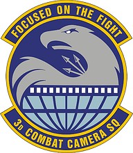 Vector clipart: U.S. Air Force 3rd Combat Camera Squadron, emblem